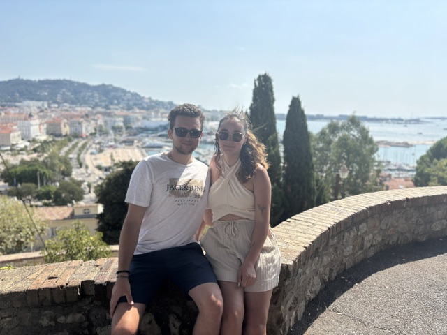 Cannes - Solesne et Maxence