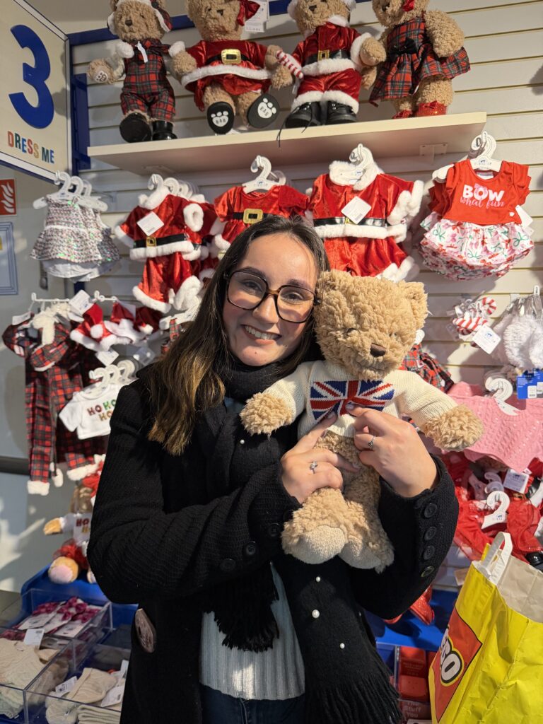 Solesne et son nounours